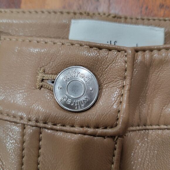 Aritzia Wilfred The Melina Pants High Rise Straight Leg Pants Size 00 - Picture 5 of 12